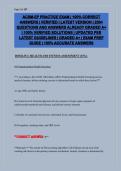 ACSM-EP Practice Exam 2026 &ndash; 206 Questions & Answers with Detailed Rationales &vert; Domains I&ndash;IV &vert; 100&percnt; Verified&comma; Graded A&plus; &vert; ACSM Certified Exercise Physiologist Exam Prep