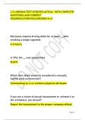 1-2 LINEMAN TEST UPDATED ACTUAL WITH COMPLETE &NewLine;QUESTIONS AND CORRECT &NewLine;ANSWERS&sol;&sol;VERIFIED&sol;&sol;GRADED A&plus;&sol;&sol;