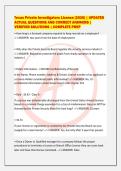 Texas Private Investigators License &lbrack;2026&rsqb; &vert; UPDATED&NewLine;ACTUAL QUESTIONS AND CORRECT ANSWERS &vert;&NewLine;VERIFIED SOLUTIONS &vert; COMPLETE PREP&NewLine;