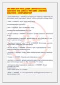 UGA MIST 2090 FINAL &lbrack;2026&rsqb; &vert; UPDATED ACTUAL&NewLine;QUESTIONS AND CORRECT ANSWERS &vert; VERIFIED&NewLine;SOLUTIONS &vert; COMPLETE PREP