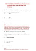 HESI FUNDAMENTALS PROCTORED EXAM Latest Version &NewLine;QUESTIONS AND CORRECT ANSWERS WITH &NewLine;RATIONALE
