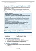 Longarts NVALT Vervolgopleiding - Complete Samenvatting en Oefenvragen