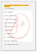 WGU C804 MEDICAL TERMINOLOGY &lbrack;2026&rsqb; &vert; DETAILED&NewLine;SOLUTIONS &vert;