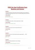 HVAC Gas Heat Certification Exam Questions and Answers&period;
