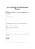 Esco Heating 208 Exam Questions and Answers&period;