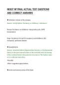 NR507 NP FINAL ACTUAL TEST QUESTIONS&NewLine;AND CORRECT ANSWERS&NewLine;