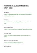 WGU D775 OA GUIDE COMPREHENSIVE&NewLine;STUDY GUIDE