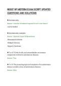 NR507 NP MIDTERM EXAM SCRIPT UPDATED&NewLine;QUESTIONS AND SOLUTIONS
