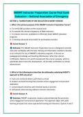 NAEMT Instructor Preparation Course Final Exam &NewLine;Evaluation &ndash; National Association of Emergency