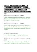 NR507 NR 507 MIDTERM EXAM&NewLine;ADVANCED PATHOPHYSIOLOGY&NewLine;2026 FINAL PAPER PRACTICE&NewLine;QUESTIONS ANSWERS ACCURATE&NewLine;A&plus;