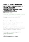NR507 NR 507 MIDTERM EXAM&NewLine;ADVANCED PATHOPHYSIOLOGY&NewLine;2026 STUDY GUIDE&NewLine;COMPREHENSIVE QUESTIONS&NewLine;ANSWERS GRADED A&plus;