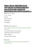NR507 NR 507 MIDTERM EXAM&NewLine;ADVANCED PATHOPHYSIOLOGY&NewLine;2026 TEST BANK COMPLETE&NewLine;QUESTIONS SOLUTIONS GRADED A&plus;