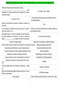 BCOR 360 final Exam Test Questions and Answers Rated A