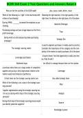 BCOR 360 Exam 2 Test Questions and Answers Rated A