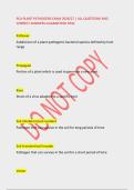 PCA PLANT PATHOGENS EXAM 2026&sol;27 &vert; ALL QUESTIONS AND &NewLine;CORRECT ANSWERS GUARANTEED PASS