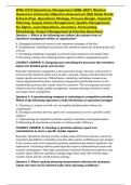 WGU C215 Operations Management 2026&ndash;2027 &vert; Western Governors University Objective Assessment &lpar;OA&rpar; Study Guide & Exam Prep&comma; Operations Strategy&comma; Process Design&comma; Capacity Planning&comma; Supply Chain Management&comma; Quality Management&comma; Six Sigma&comma; Lean Operations&comma; Inv