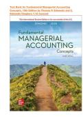 Test Bank for Fundamental Managerial Accounting Concepts 10th Edition by Thomas P&period; Edmonds&comma; Christopher T&period; Edmonds&comma; Mark A&period; Edmonds & Philip R&period; Olds &vert;  ISBN-13 &rlm; &colon; &lrm; 978-1264465576 &vert; Latest Update &vert; Complete Chapter Questions & Answers with Rationales &vert; V