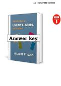 Complete Solution Manual Introduction to Linear Algebra 6th Ed PDF &vert; 2026 Answer Key &vert; Linear Algebra