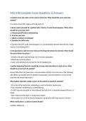 NSG 318 Complete Exam Questions & Answers&NewLine;