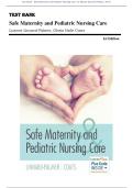 Test Bank - Safe Maternity and Pediatric Nursing Care 1st Edition &lpar;Linnard-Palmer&comma; 2017&rpar; Chapter 1-40 &vert; All Chapters