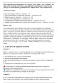 NCCCO RIGGER LEVEL I EXAM PRACTICE &vert; ACTUAL STUDY GUIDE &vert; FULL TESTBANK &vert; 180&NewLine;ADVANCED PRACTICE QUESTIONS & 100&percnt; CORRECT ANSWERS WITH RATIONALES &vert;&NewLine;2026&sol;2027 LATEST UPDATE &vert; COMPREHENSIVE CERTIFICATION EXAM PREPARATION