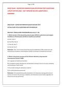 SMQT EXAM &ndash; SURVEYOR MINIMUM QUALIFICATIONS TEST QUESTIONS &NewLine;LATEST EDITION 2026 &ndash; 2027 VERSION SOLVED QUESTIONS & &NewLine;ANSWERS