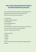 AAPC&lowbar;CPB&lowbar;FINAL&lowbar;EXAM&lowbar;QUESTIONS&lowbar;WITH&lowbar;COMPLETE&lowbar;SOLUTIONS&lowbar;GUARANTEED PASS