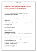 HPA 332 EXAM &num;3 QUESTIONS LATEST 2026 &ndash; 2027 VERSION SOLVED &NewLine;QUESTIONS & ANSWERS