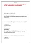 AVN 2035 MED SURG 3 MIDTERM EXAM QUESTIONS LATEST EDITION &NewLine;2026 &ndash; 2027 VERSION SOLVED QUESTIONS & ANSWERS