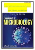 Test Bank for Fundamentals of Microbiology 12th Edition by Jeffrey C&period; Pommerville 9781284211757 Chapter 1-27 &vert; Complete Guaranteed  Pass