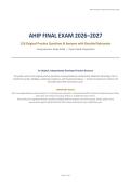AHIP FINAL EXAM 2026&ndash;2027 &NewLine;150 Original Practice Questions & Answers with Detailed Rationales &NewLine;Comprehensive Study Guide  &vert;  Exam-Ready Preparation
