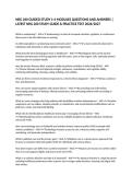 NRG 260 GUIDED STUDY 1-4 MODULES QUESTIONS AND ANSWERS &vert; LATEST NRG 260 STUDY GUIDE & PRACTICE TEST 2026&sol;2027