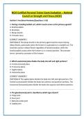 NCSF Certified Personal Trainer Exam Evaluation &ndash; National &NewLine;Council on Strength and Fitness &lpar;NCSF&rpar;