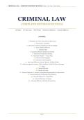 Tort & Criminal Law Notes &mdash; First Class LLB&comma; Full Module Coverage &lpar;2-Module Bundle&rpar;