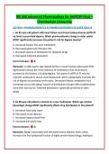 NR 568 Advanced Pharmacology for AGPCNP Final &ndash; &NewLine;Chamberlain University