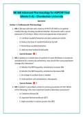 NR 568 Advanced Pharmacology for AGPCNP Final &NewLine;&lpar;Weeks 5&ndash;8&rpar; &ndash; Chamberlain University 