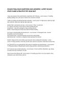 HCA203 FINAL EXAM QUESTIONS AND ANSWERS &vert; LATEST HCA203 STUDY GUIDE & PRACTICE TEST 2026&sol;2027