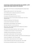 HCA203 FINAL MULTIPLE-CHOICE QUESTIONS AND ANSWERS &vert; LATEST HCA203 STUDY GUIDE & PRACTICE TEST 2026&sol;2027