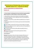 NUR-641E Advanced Pathophysiology and Pharmacology &ndash; &NewLine;2026&sol;2027 Academic Year &ndash; Comprehensive Midterm