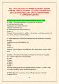 POOL OPERATOR CERTIFICATION EXAM 2026 NEWEST PRACTICE &NewLine;EXAM 200 COMPLETE QUESTIONS AND CORRECT ANSWERS WITH &NewLine;DETAILED RATIONALES &vert;LATEST UPDATE&vert; ALREADY GRADED A&plus;&vert;&vert;BRAND NEW VERSION&excl;&excl;