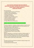 HCCA CHC&sol;CHPC COMPLIANCE EXAM 2026 COMPLETE  &NewLine;QUESTIONS AND CORRECT ANSWERS WITH DETAILED RATIONALES &NewLine;&vert;LATEST UPDATE&vert; ALREADY GRADED A&plus;&vert; &vert;BRAND NEW VERSION&excl;&excl;