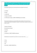 WGU C836 Exam 2025 &vert; Fundamentals of Information Security Exam &vert; Questions and Correct Answers &vert; Western Governors University &vert; Just Released&NewLine;