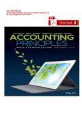 Solution Manual for Accounting Principles&comma; 9th Canadian Edition Volume 1 & 2 by Jerry Weygandt&comma; Donald Kieso&comma; Paul Kimmel&comma; Barbara Trenholm&comma; Anthony Warren&comma; Valerie Warren & Lori Novak &vert; Complete Chapters 1&ndash;18 Solutions Manual 