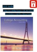 TEST BANK For College Accounting Chapters 1-30&comma; 16th Edition by David Haddock&comma; John Price&comma; Verified Newest Version