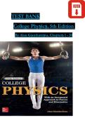 TEST BANK For College Physics&comma; 5th Edition By Alan Giambattista&comma; Verified Chapters 1 - 30&comma; Complete Newest Version