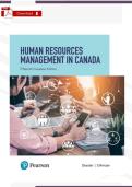 Test Bank &ndash; Human Resources Management in Canada 15th Ed&period; &lpar;Dessler&rpar; &vert; Verified PDF &vert; 17 Chapters Complete &plus; Rationales