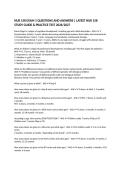 NUR 158 EXAM 1 QUESTIONS AND ANSWERS &vert; LATEST NUR 158 STUDY GUIDE & PRACTICE TEST 2026&sol;2027