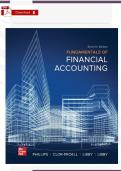 Solution Manual &ndash; Fundamentals of Financial Accounting 7th Ed&period; &lpar;Phillips & Libby&rpar; &vert; Verified PDF &vert; 13 Chapters Complete