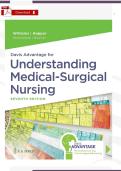 Answer Keys &ndash; Davis Advantage Medical-Surgical Nursing 7th Ed&period; &lpar;Williams & Hopper&rpar; &vert; Verified PDF &vert; 57 Chapters Complete