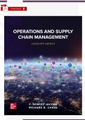 Solution Manual &ndash; Operations & Supply Chain Management 16th Ed&period; &lpar;Jacobs & Chase&rpar; &vert; Verified PDF &vert; 22 Chapters Complete